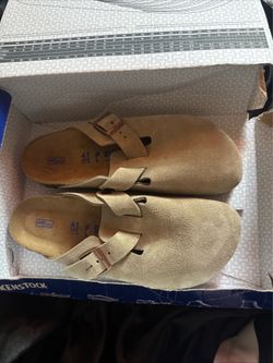 Birkenstock Boston suede size 8