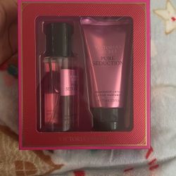 Victoria’s Secret Body Spray And Lotion Set In Pure Selection