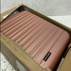 Hardshell Carry-On Suitcase in Rose Gold - NEW