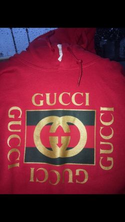 New red Gucci hoodie