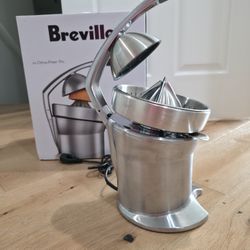 Breville 800CPXL Citrus Press Pro Juicer Machine, Brushed Stainless Steel