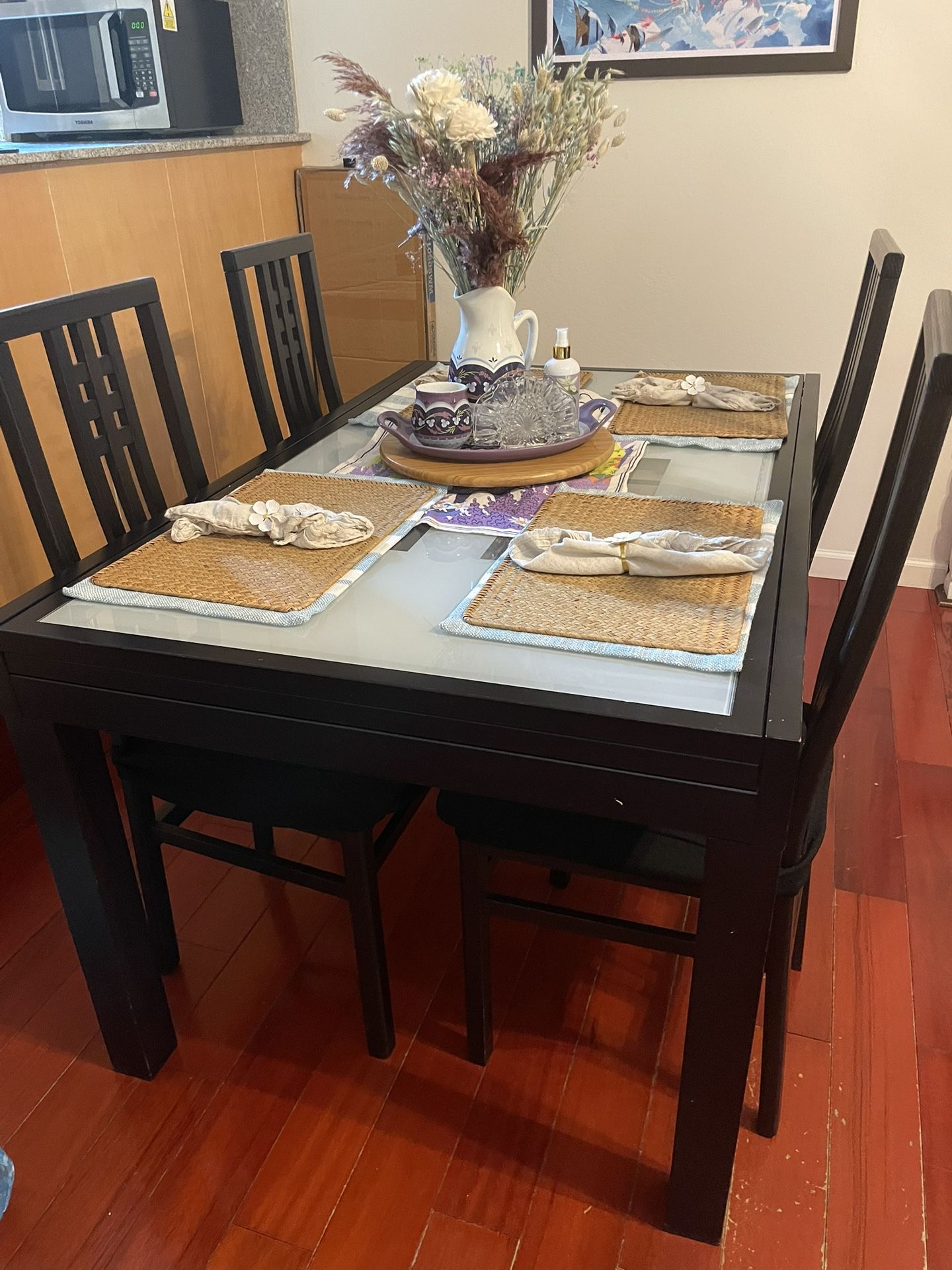 Dining Table With 4 Chairs