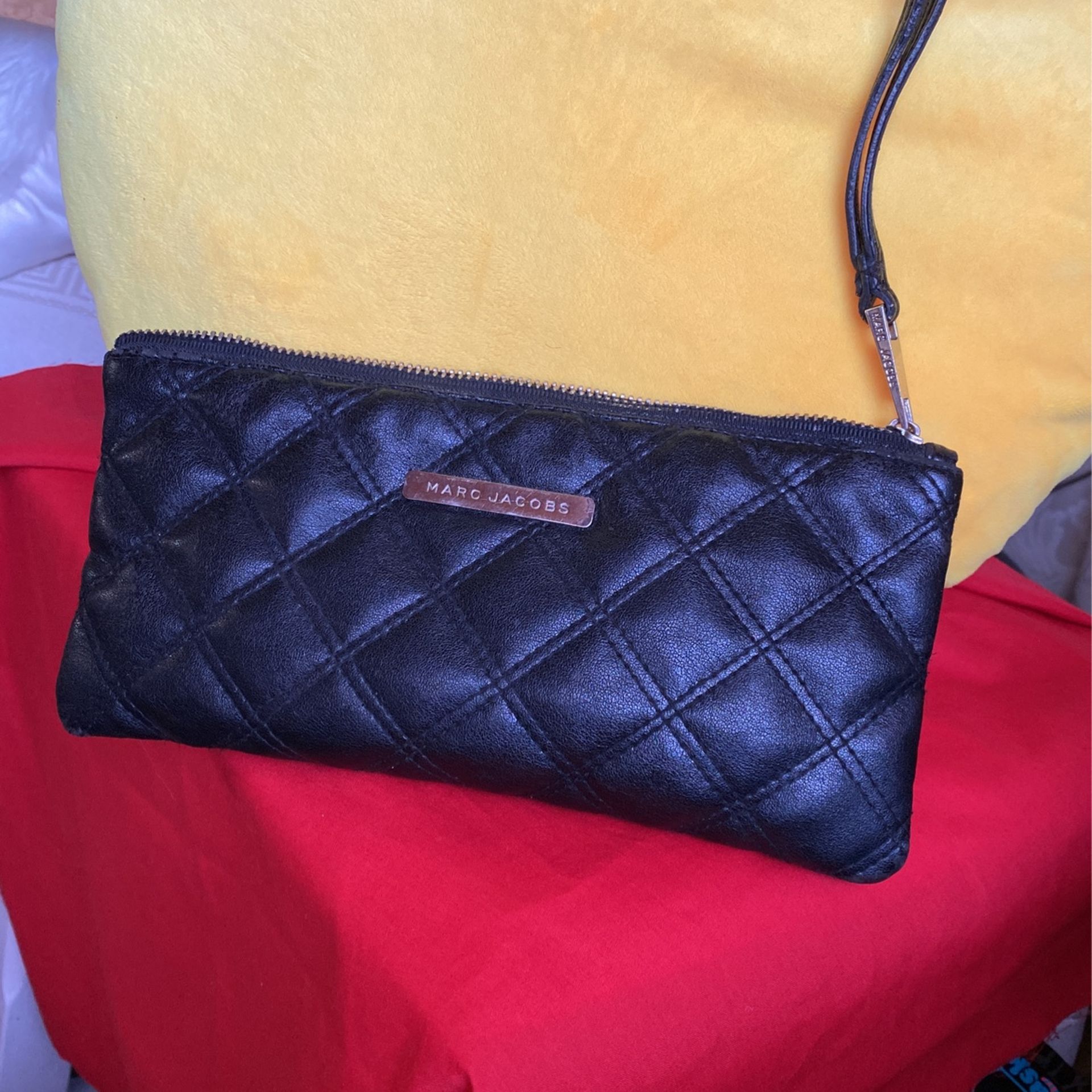 MARC JACOBS Wallet Black Leather