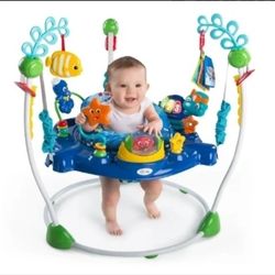 Baby Einstein Neptune's Ocean Discovery Activity Jumper, Ages 6 months +, Max weight 25 lbs., Unisex