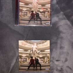 The Weeknd Autographed Heartless/Blinding Lights CD