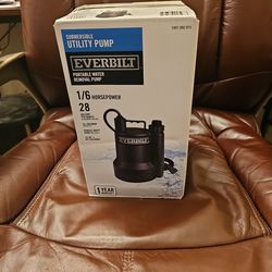 Everbilt Submersible Utility Pump 1/6 Horsepower 28 Gallons per minute