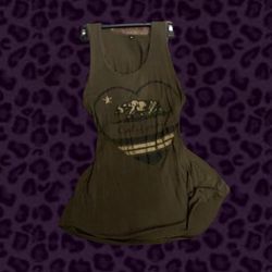 Camo Green California Tank Top