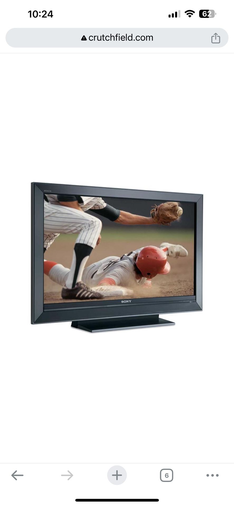 Sony 40 Inch Bravia W-series LCD HDTV