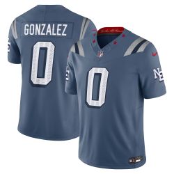 New England Patriots Rivalry Jersey Christian Gonzalez Large Mens stitched