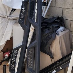 Nissan Frontier Black Side Steps