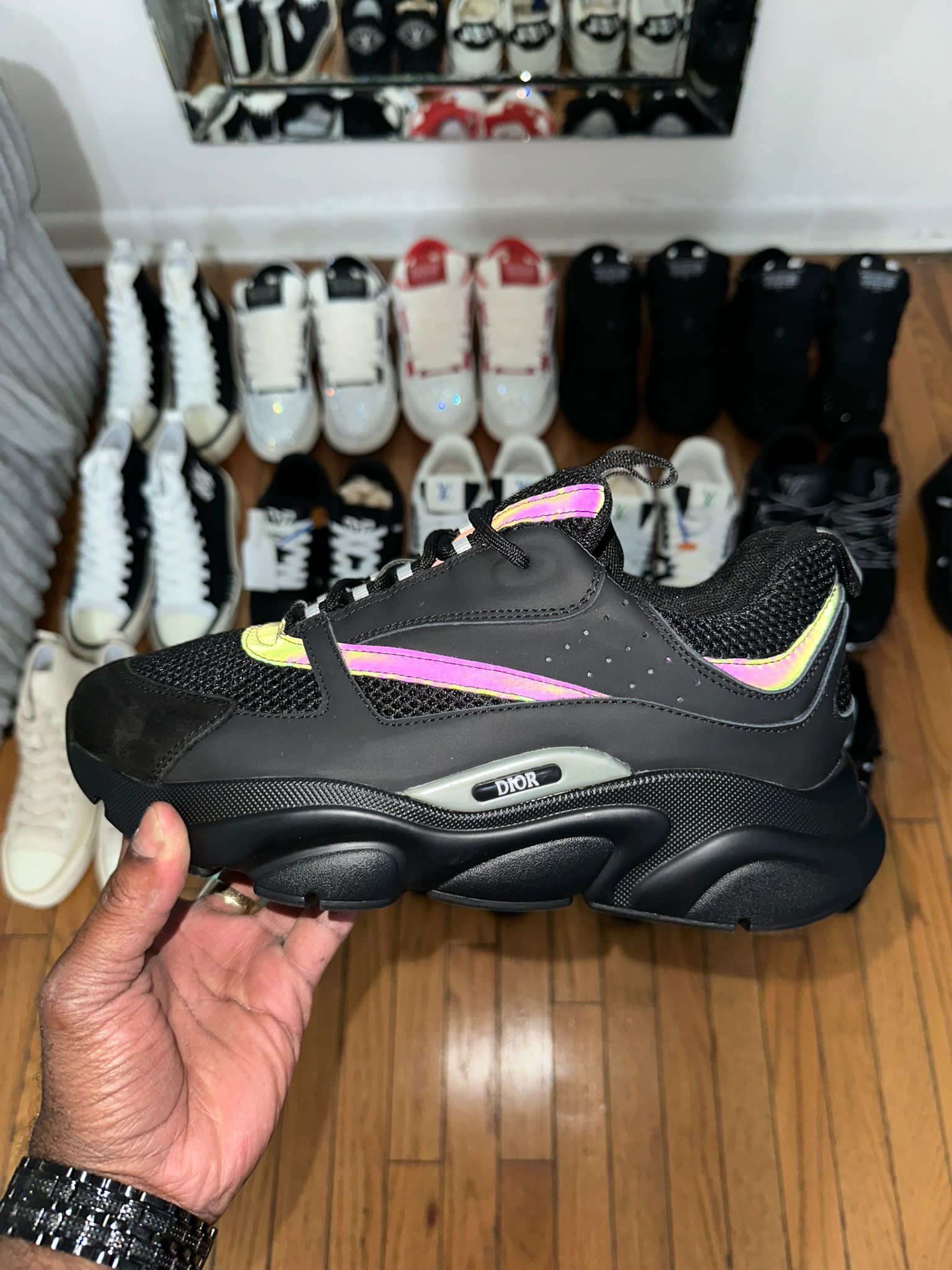 Dior B22 Black Sizes From 7 To 11 With The Box
