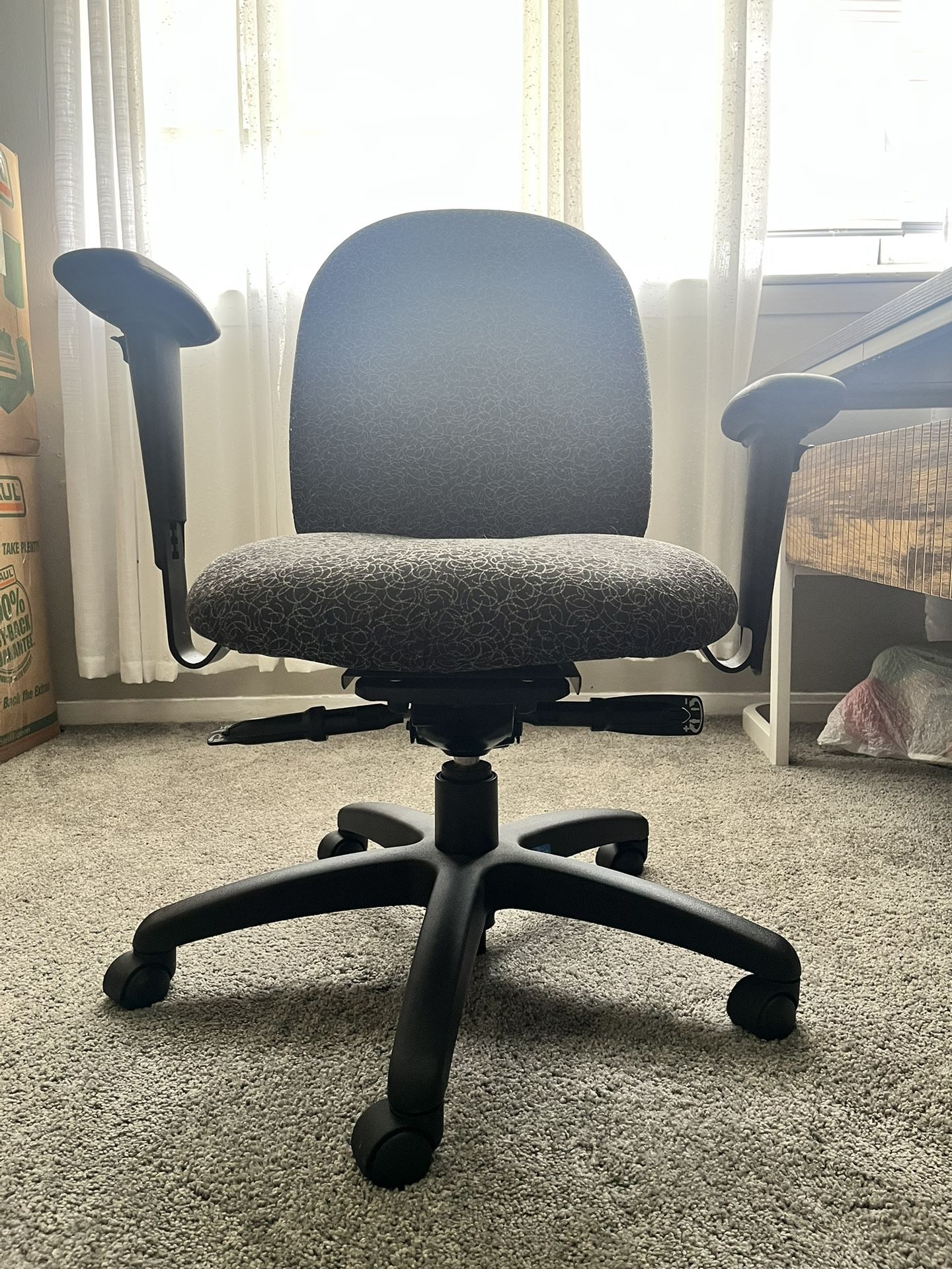 TR2 SitOnIt seating Task chair. Height And Positioning Adjustable