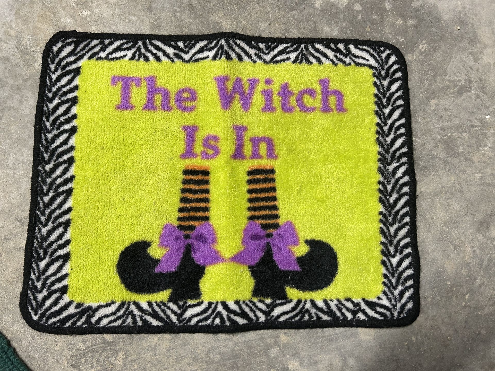 The Witch Is In Doormat