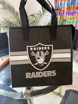 New Raiders Insulated Zipper Cooler Tote Bag