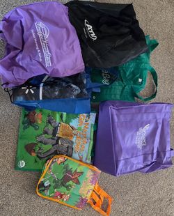 Multiple tote bags
