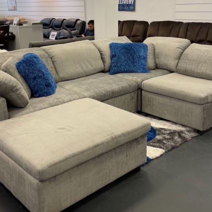 COMPLETE SETS! UNDER $699! THIS LOVESAC WASHABLE CUSHIONS TOP AND BOTTOM! DELIVERY TODAY! Wow! 