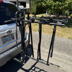 Hollywood Hitch Mount Bike Rack - Holds 4 Bikes - Great Condition!