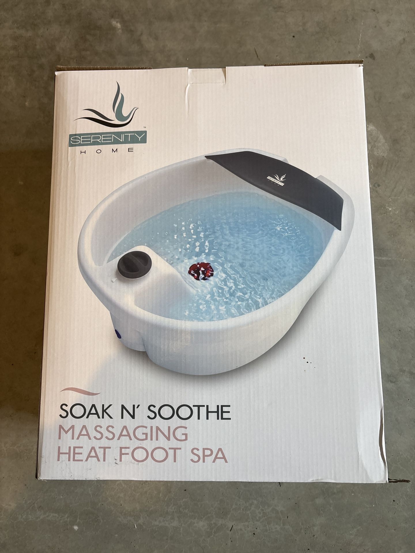 Serenity Home Soak N' Soothe Foot Spa