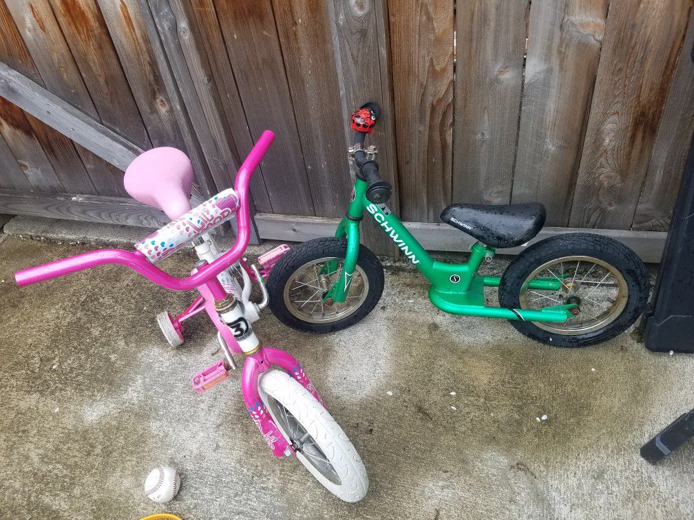 2 kids bikes