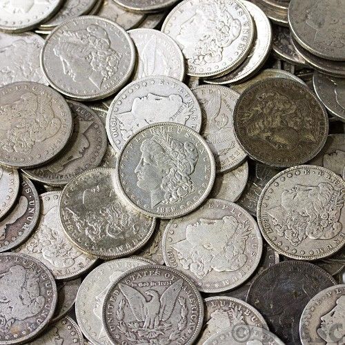 Authentic US Morgan Silver Dollar Coins