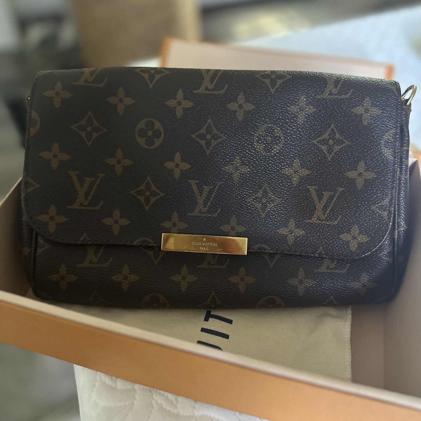 Louis Vuitton Monogram Canvas Favorite MM Shoulder Bag 