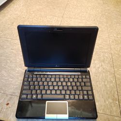 Black Eee Netbook Mini Laptop 
