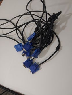 4 High-speed VGA Monitor Cords