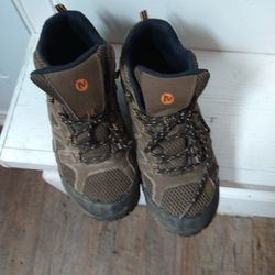 Boy Hiking Merrell Boots