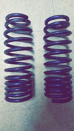 Lowering springs