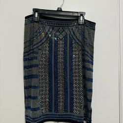 Akira Mini Rhinestone Skirt Size XL