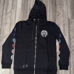 chrome hearts zip up jacket