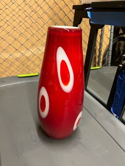 Beautiful red vase