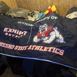 Fresno State barricade cover