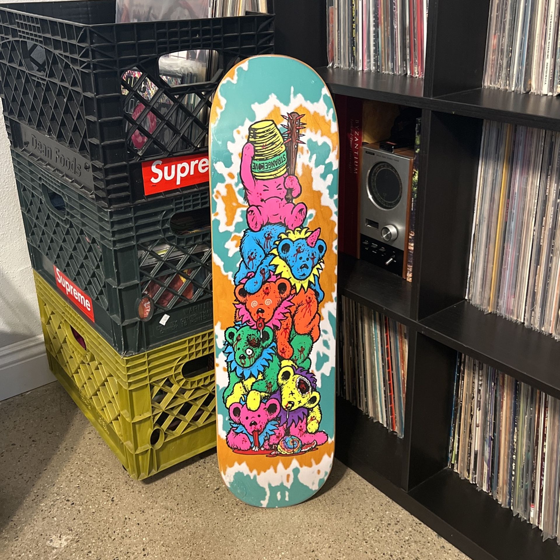 STRANGELOVE GRATEFUL DEAD SKATEBOARD DECK SEALED SEAN CLIVER TED BARROW