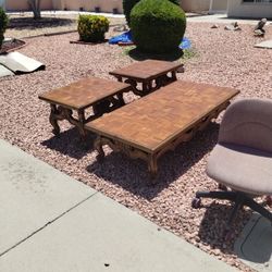 3 Piece Coffee Table Set