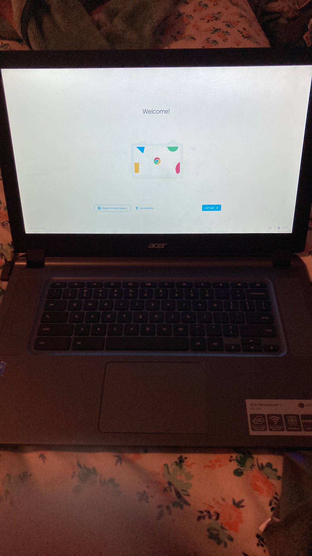 Acer Chromebook 15.6inc 