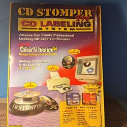 Cd Stomper Pro Cd Labeling System Click n Design Software For Pc Mac-$15