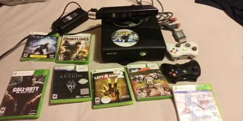 Xbox 360 2 controles juegos y todos los cables nada malo 120 o mejor oferta