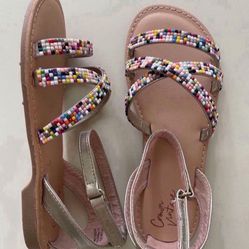 New Girls Sandals , Size 2 With box