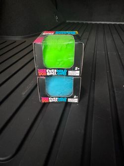 NeeDoh Fuzz Wild Cats – Green & Blue – NEW 🐱💚💙