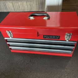 Husky Tool Box With Tools