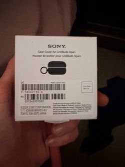 Sony LinkBuds Open Case Cover Pure Black NIB