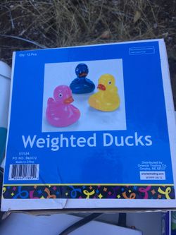 Weighted Plastic Ducks