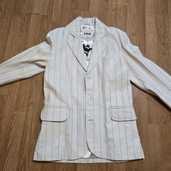 Brand new International Male lamb leather casual jacket