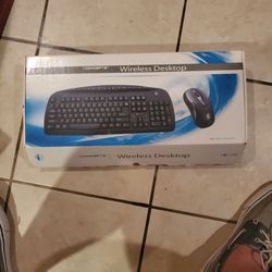 Wireless Keyboard For Desk Top With Mouse For Windows  