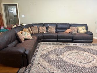 Leather couch