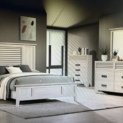 5 Piece Bedroom Set Queen Size In Box 