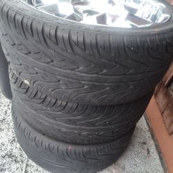 Three 20 Inch Rims 4 $220