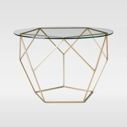 West Elm Glass Coffee Table