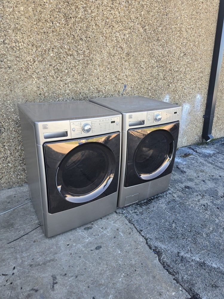 kenmore Front Load Heavy Duty Large Capacity Washer And Dryer.